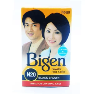Bigen Hair-Colour-Powder N10-Orientel Black-6g