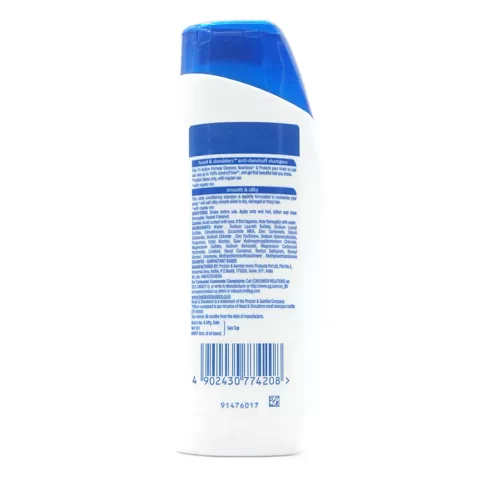 Smooth & Silky Hair From top to bottom tip through Head & Shoulder Shampoo, 180ml