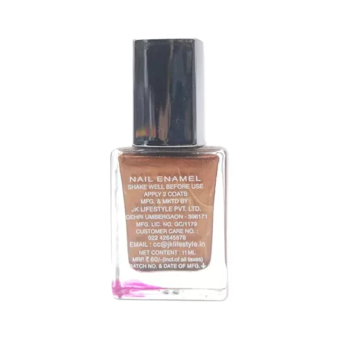 JUICE Long Stay Enamel Nail Polish-11ml | Colour - Bronze | Colour Code - 21 - Image 2