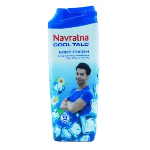 Navratna Fresh-Mint-Cool Talc Powder-50g
