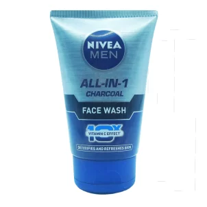 Nivea Men's Charcoal-Vitamin-C Facewash-100g
