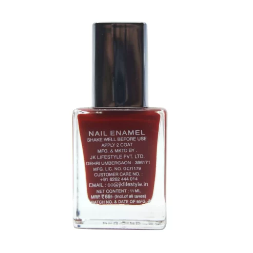JUICE Long Stay Nail Polish-11ml | Colour - Berry Red | Colour Code - 297