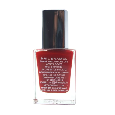 JUICE Long Stay Nail Polish-11ml | Colour - Red Chilly | Colour Code - 56