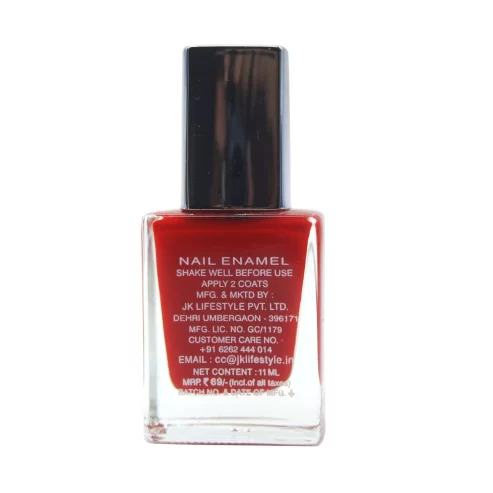 JUICE Long Stay Nail Polish-11ml | Colour - Red Royalty | Colour Code - 298