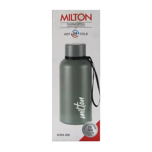 Milton Aura-500 Blue Stainless-Steel-Bottle-520ml