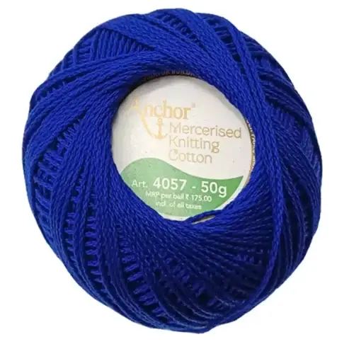 Anchor Mercerised Knitting 6-Ply Cotton | Fast Colour Code: 00134 | Art: 4057, 50g - Image 2