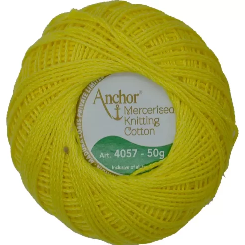 Anchor Mercerised Knitting 6-Ply Cotton | Fast Colour Code: 00289 | Art: 4057, 50g - Image 2