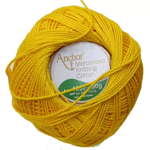 Anchor Mercerised Knitting 6-Ply Cotton | Fast Colour Code: 00291 | Art: 4057, 50g - Image 2