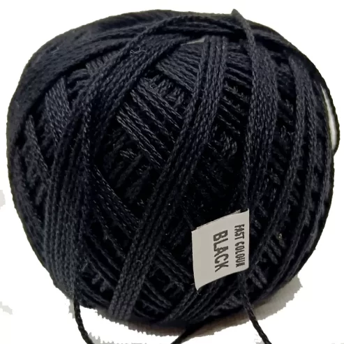 Anchor Mercerised Knitting 6-Ply Cotton | Fast Colour Code: Black | Art: 4057, 50g