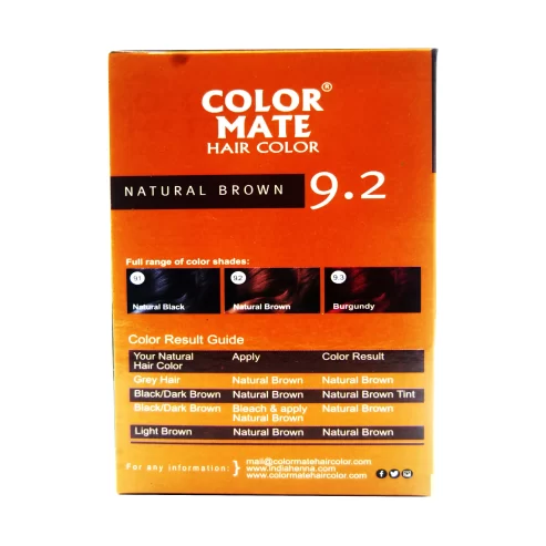 Color Mate Natural-Brown-9.2 Hair-Colour-20N*15g