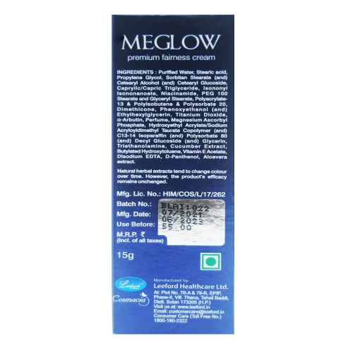 Meglow Men's Skin-Fairness Cream-15g