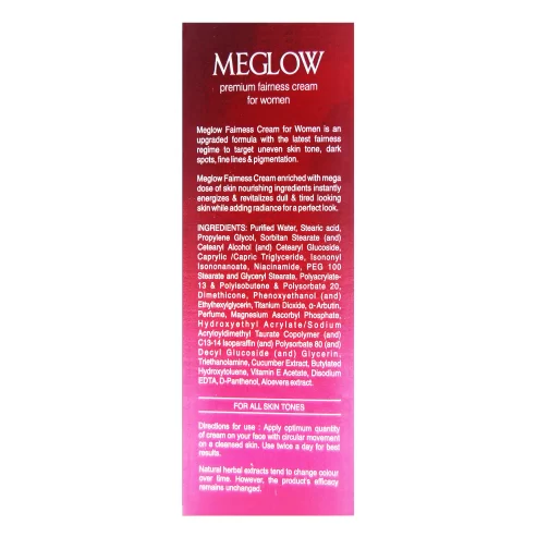 Meglow Women's Skin-Fairness Cream-30g