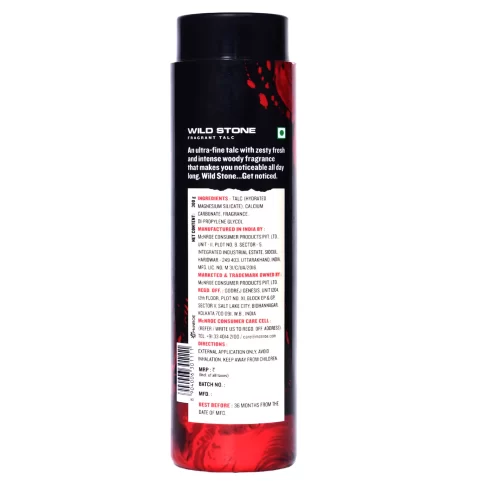 WILD STONE Ultra Sensual Body Talc Powder-300g | Forest Spice Deodorant Soap FREE-125g