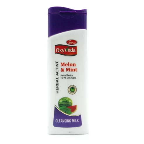 OXYVEDA Melon-Mint Herbal Cleansing-Milk-100ml