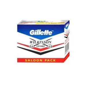 50 Blades Saloon pack By Gillette Sharp Sword for Clean Shave